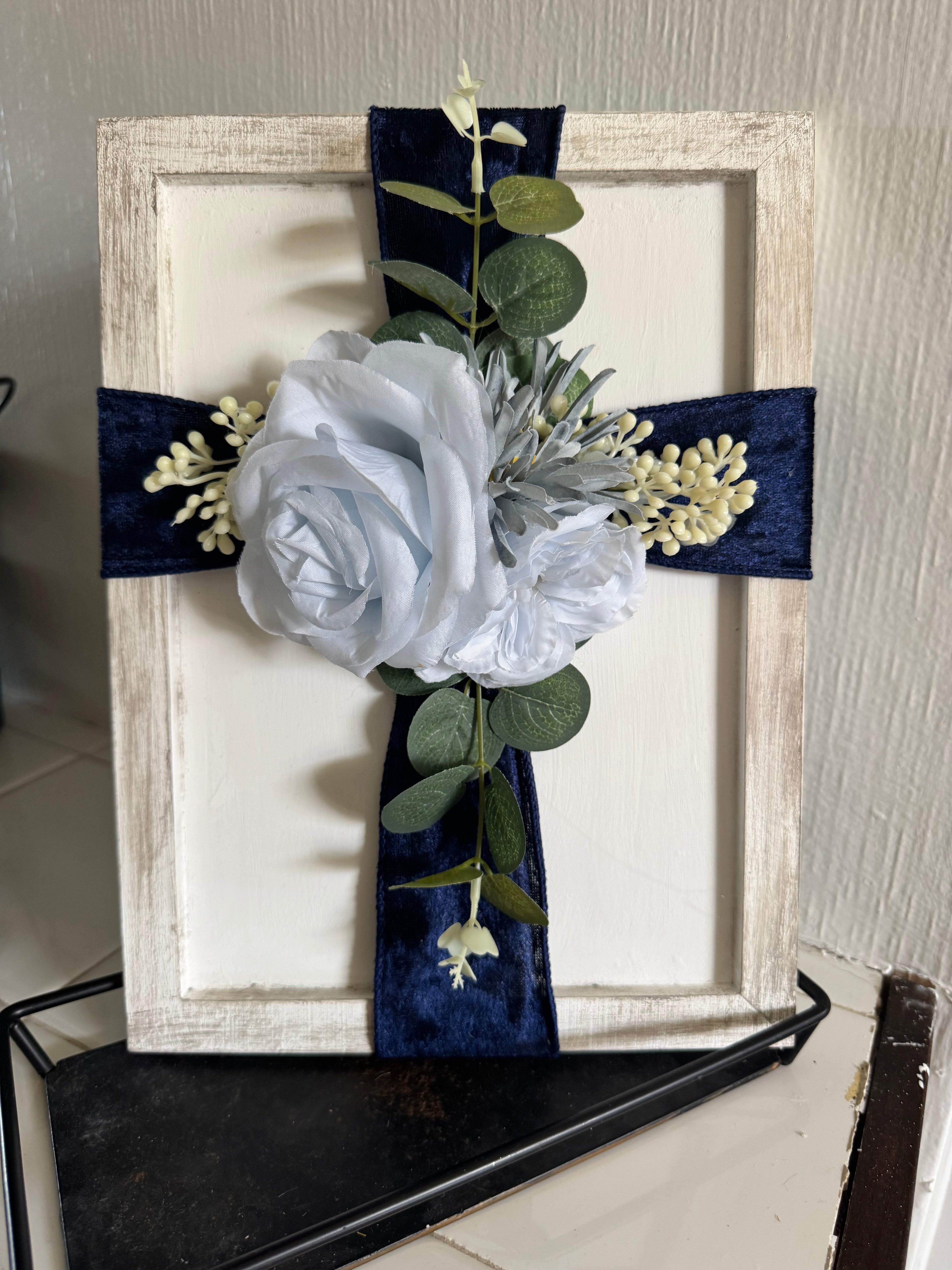 Flower Cross Frame