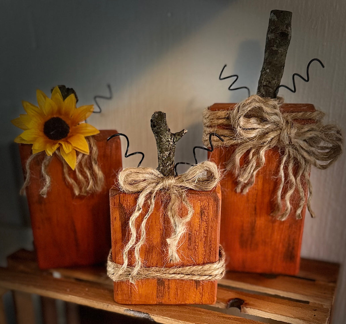 4x4 Pumpkin Blocks