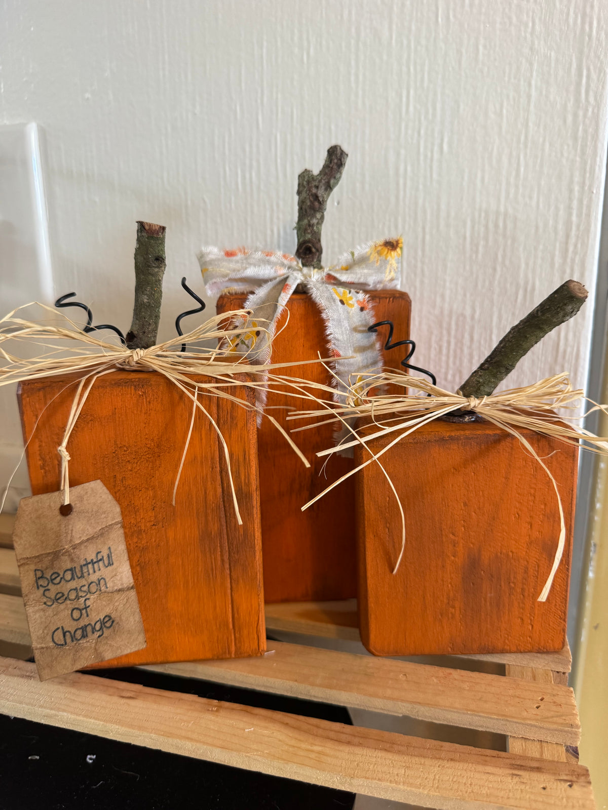 4x4 Pumpkin Blocks
