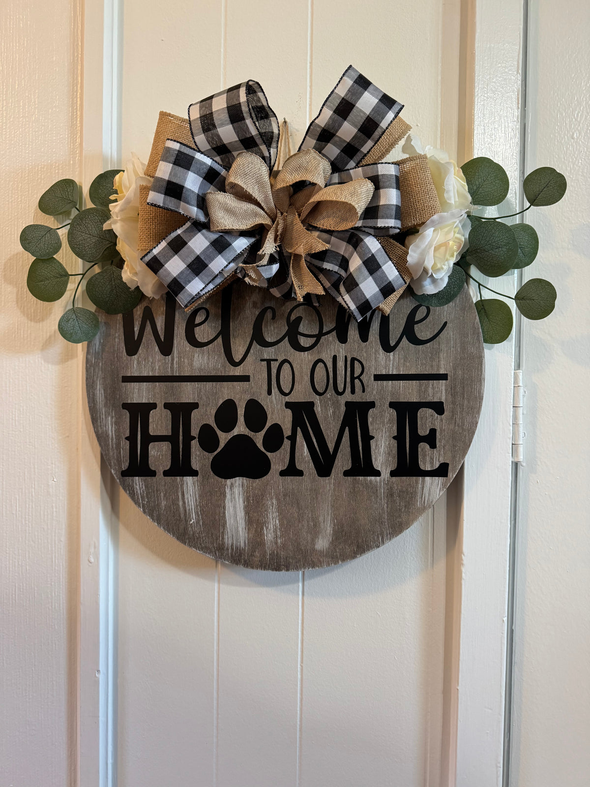 18” Wooden Door Sign