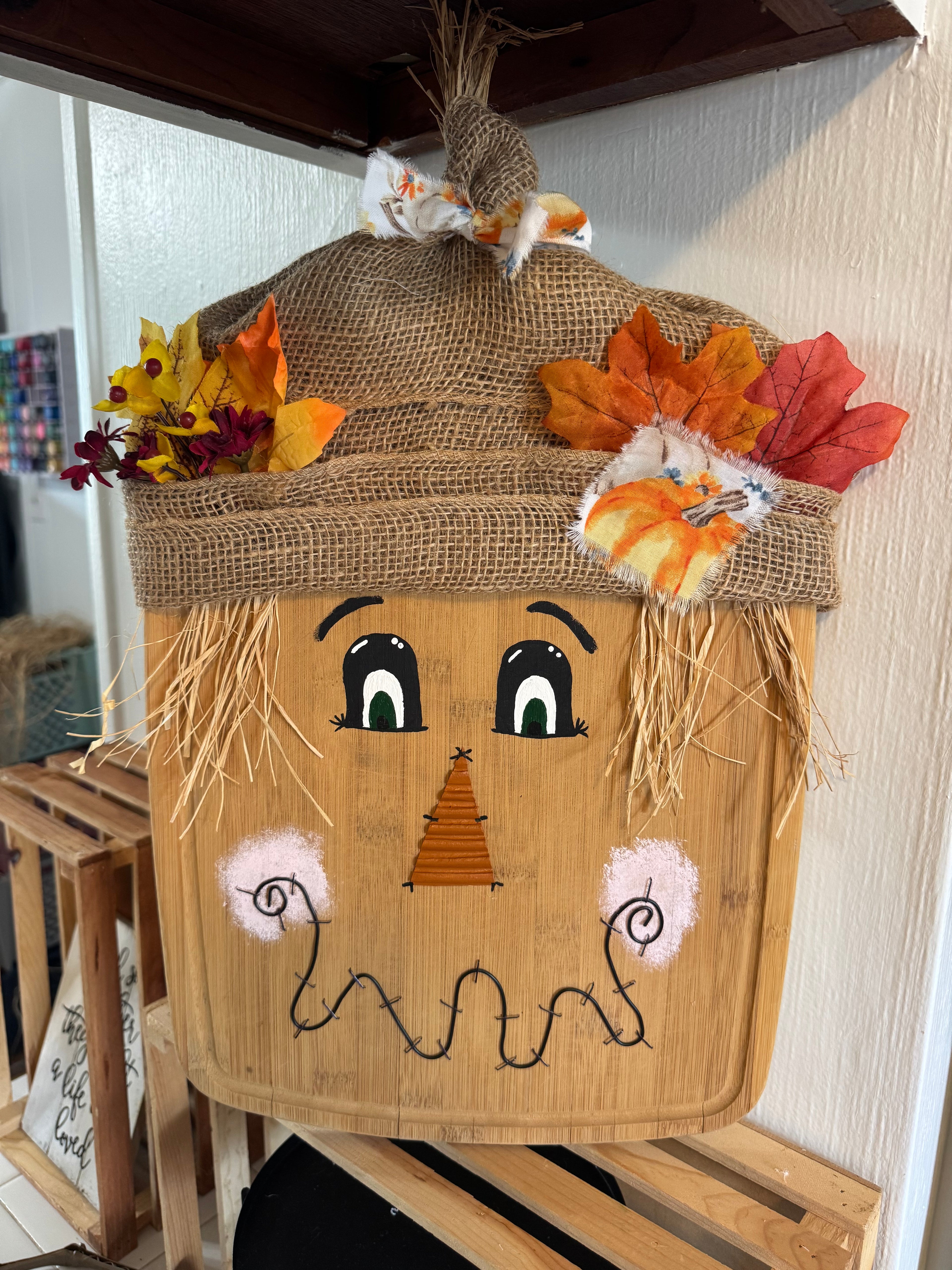Scarecrow Cutting Board