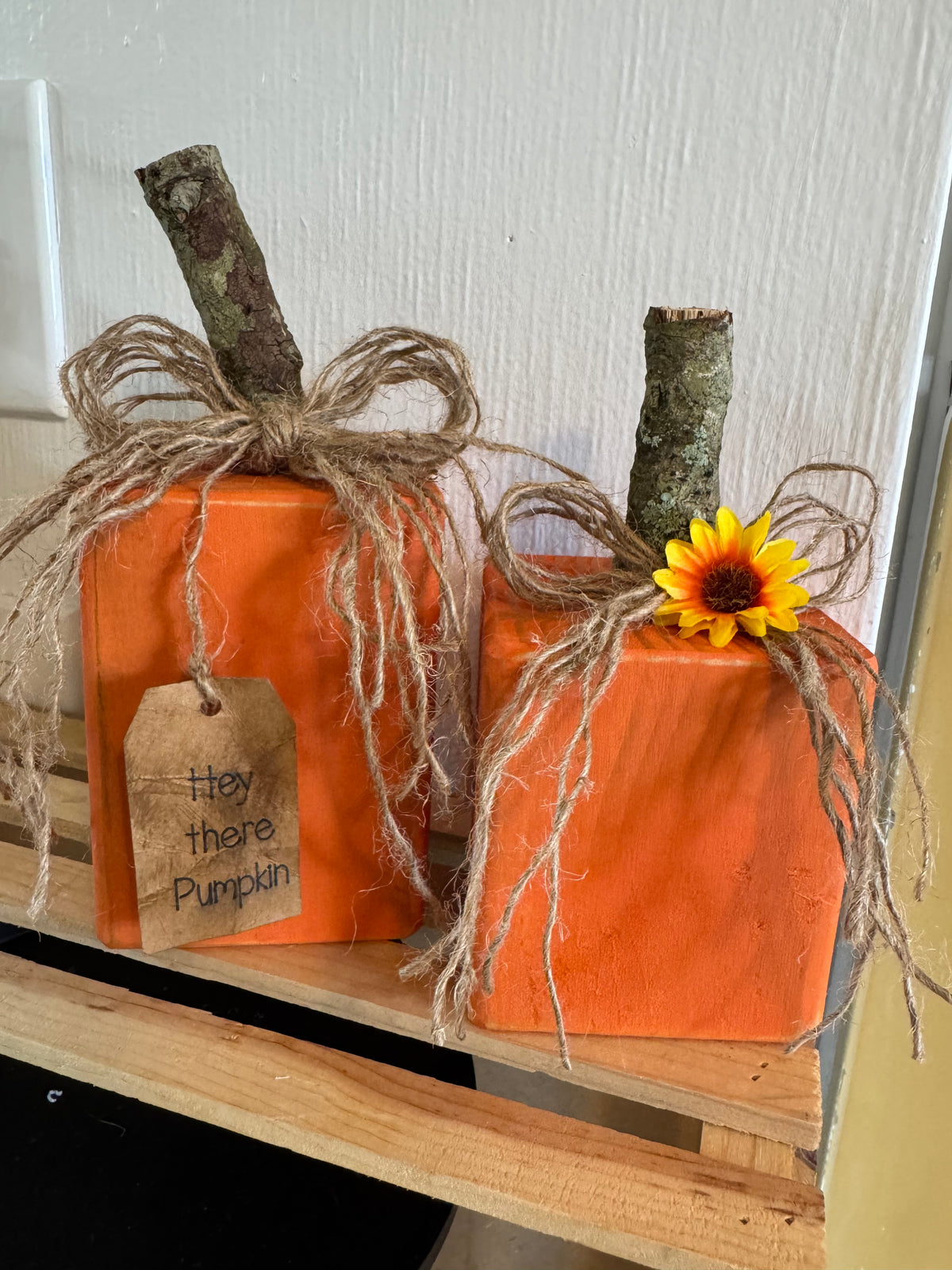 4x4 Pumpkin Blocks