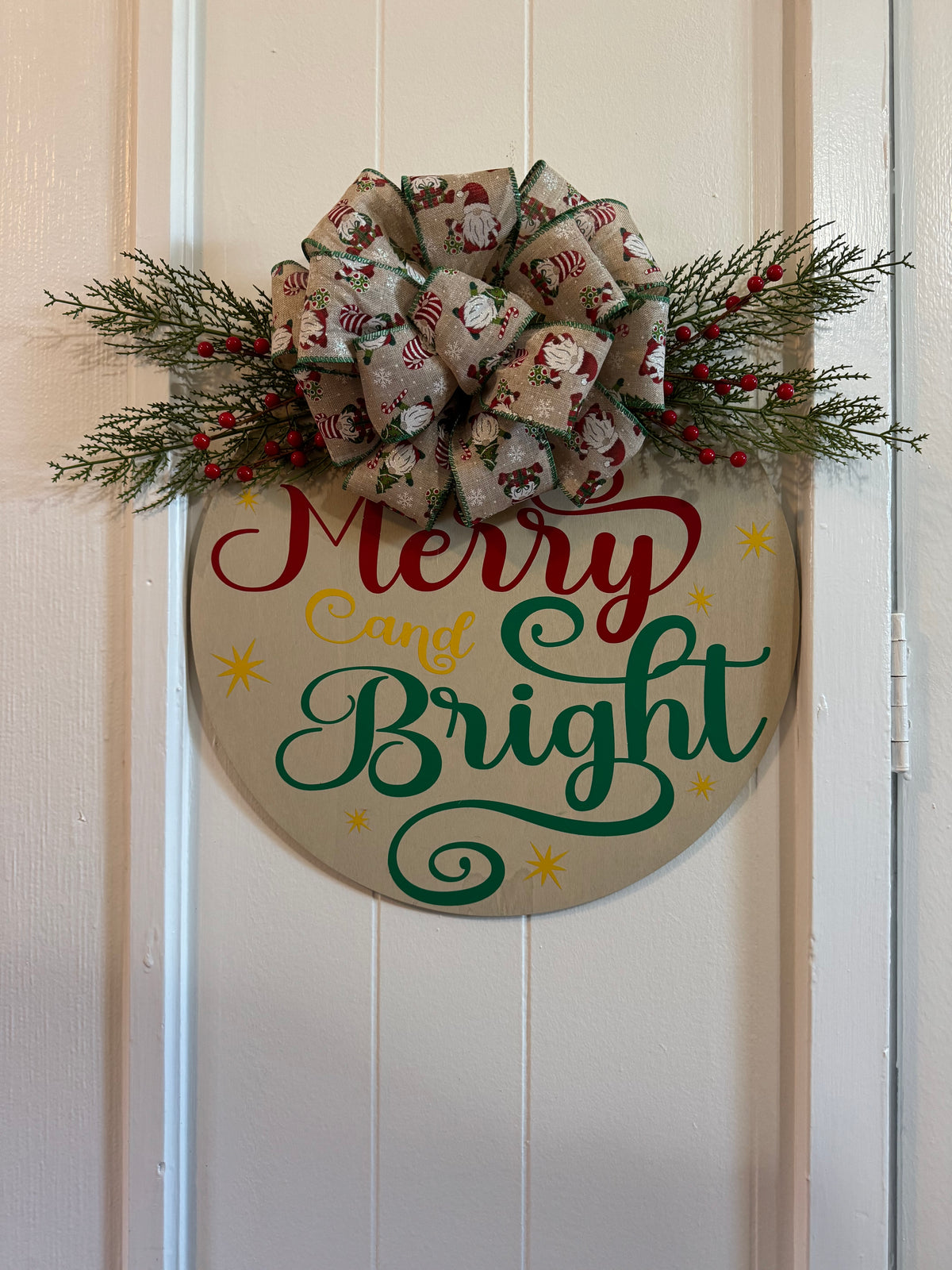 16” Wooden Door Sign