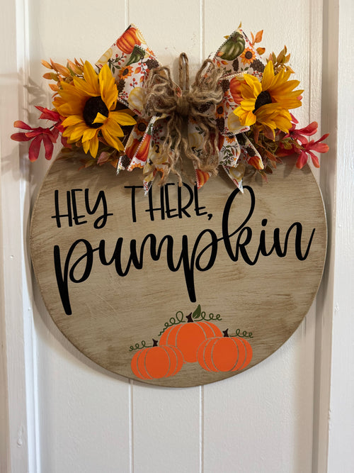 16” Wooden Door Sign