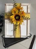 Flower Cross Frame