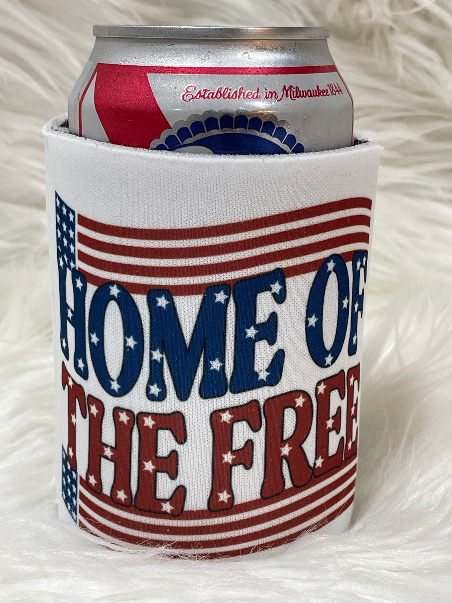 Home of the Free Koozie