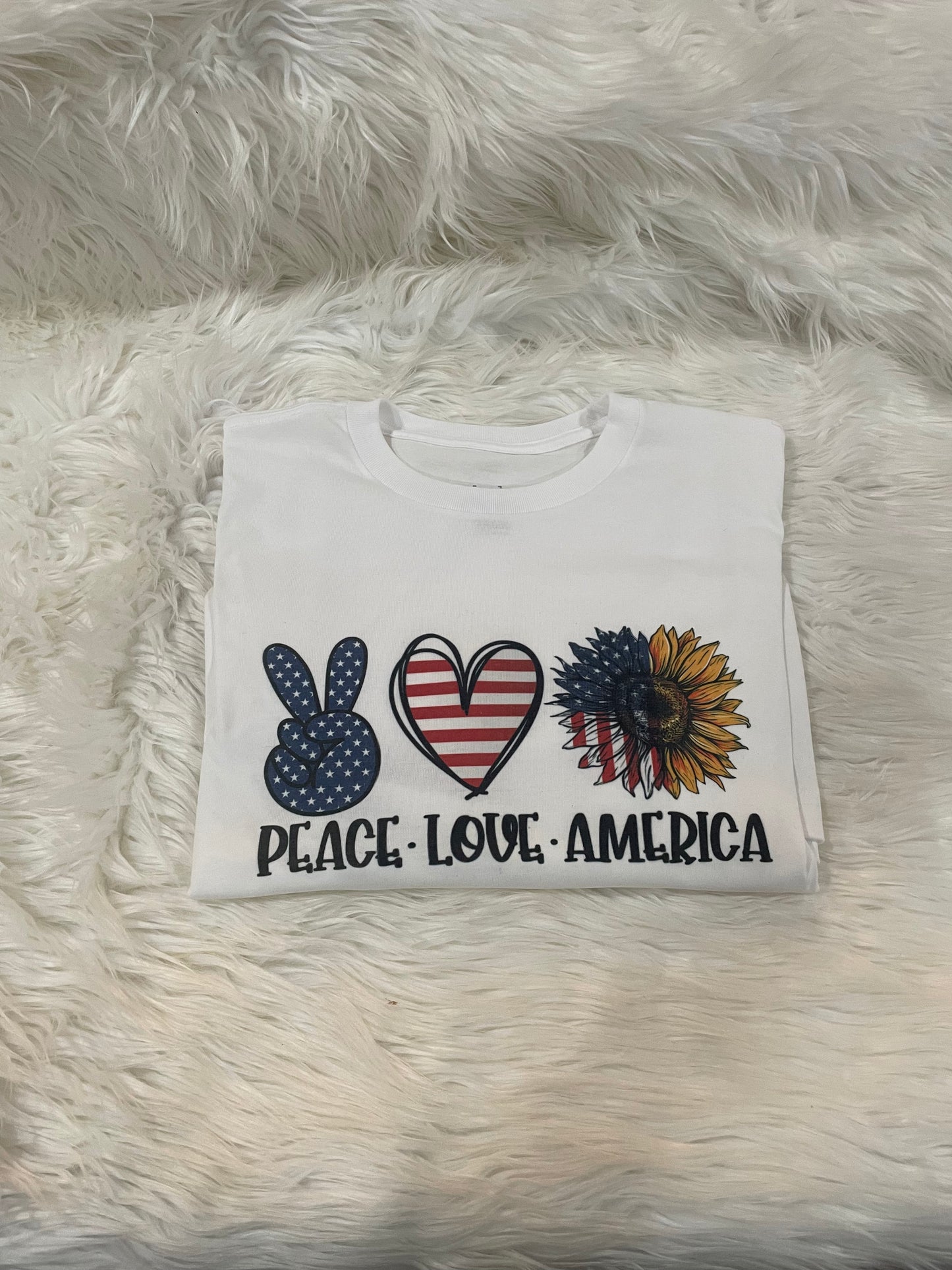 Peace Love America Shirt